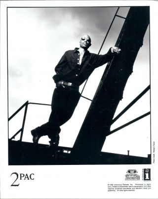 2pac,  Classic Official 8x10 Press Photo Tupac Shakur,  1995 Record Company Image