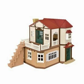 Sylvanian Families Big House With Red Roof Classic Color Japan Calico Critters