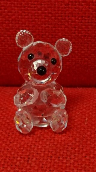 Wonderful Rare & Retired Swarovski Crystal " Baby Bear "