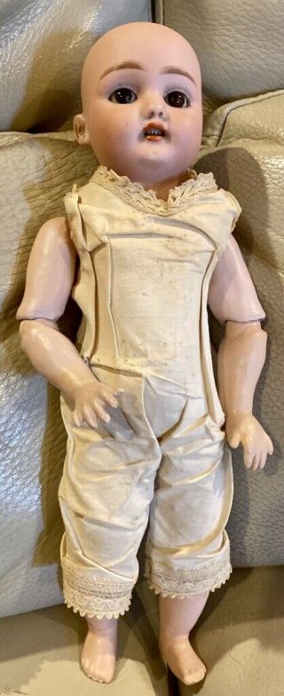 Antique 11 " German Bisque 1079 Simon Halbig Doll On Fully Jointed Body