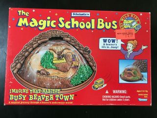 Scholastic’s “the Magic School Bus - Busy Beaver Town” Kenner 1995 Habitat Model