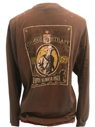 Vintage George Strait Concert Shirt 50 Number 1s Xl