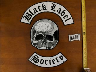 Black Label Society Patch Set For Jacket/vest