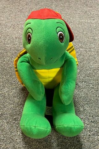 Vtg 1986 Franklin The Turtle Green 14” Plush Stuffed Animal Toy