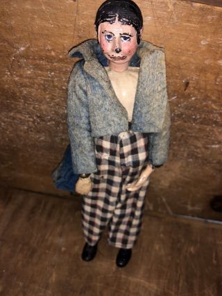 Early Antique Saba Civilian Man Old Outfit Character Bucherer Switzerland 1920s 2