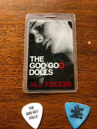 Goo Goo Dolls Tour Laminate And Guitar Picks