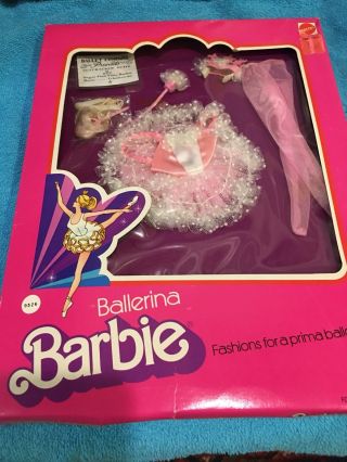 Sugar Plum Fairy Barbie Ballerina Fashion Originals Outfit Mattel 1975 9326