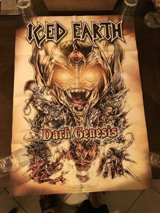 Iced Earth Dark Genesis Promo Poster 23x33