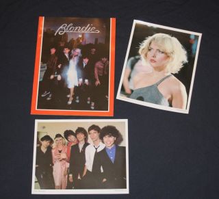 1979 Blondie Fan Club Tour Program,  Debbie Harry Picture Deborah,  Band Photo