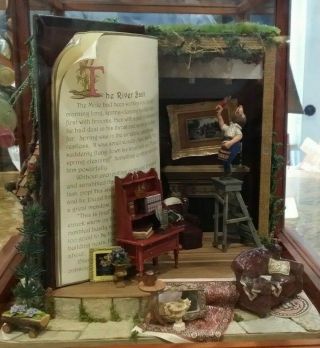 Dollhouse Miniature 1/2 Scale 1:24 Wind In The Willows Artisan Class Roombox