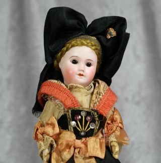 Antique French Bisque Closed Mouth Alsace Doll SFBJ 60 3