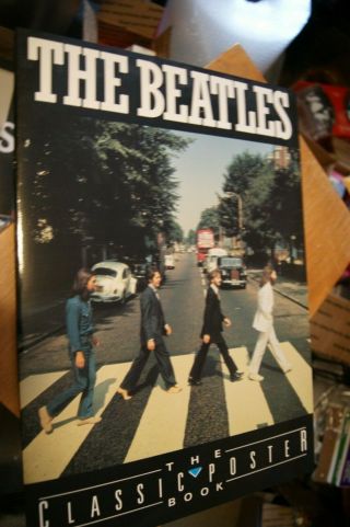 1990 The Beatles " The Classic Poster Book " Includes All Six Posters