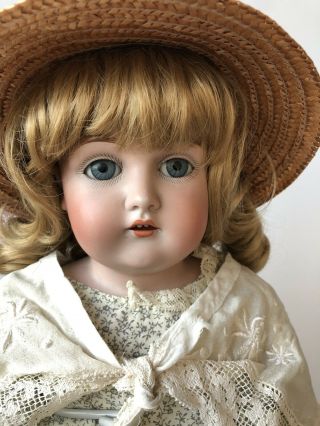 Antique German 27” Kestner 166 13 Bisque Shoulder Head Doll