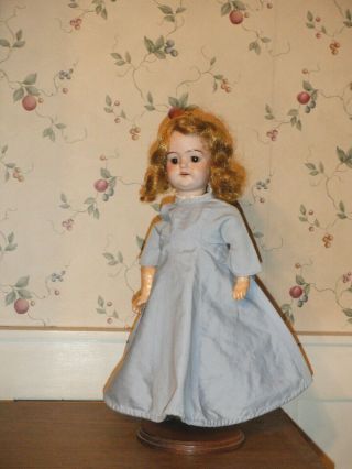 Darling Cabinet Size Antique German Bisque Head Doll - 11 " Tall - Tlc -