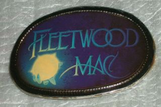 Vintage 1977 Fleetwood Mac Belt Buckle Stevie Nicks Pacifica Mfg