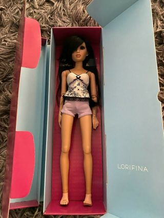 2008 Hasbro Lorifina Doll Light Skin Blue Eye Black Hair (w/wig) 20 " Tall