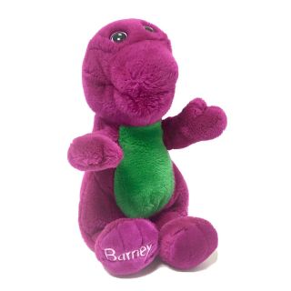 Vintage 1992 Barney Purple Dinosaur Plush Lyons 13 " Golden Bear Stuffed Animal