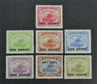 Nystamps British Papua Guinea Stamp 74 - 79 Og H $32