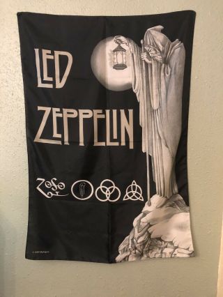 Led Zeppelin Tapestry Banner Fabric Poster 31”x42”