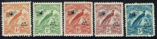 Guinea 1931 Dated Bird Airmail 1/2d - 3d Mnh