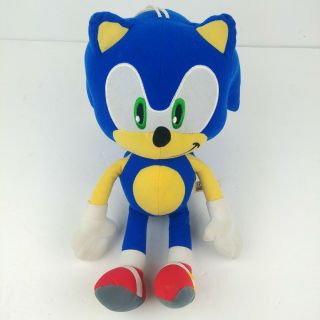 Sonic The Hedgehog Large 12 " Plush Stuffed Doll Toy Authentic Sega