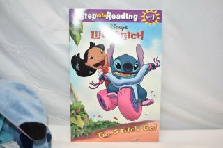 Disney Applause Stitch Plush Hand Puppet Lilo & Stitch with Paperback Book 2