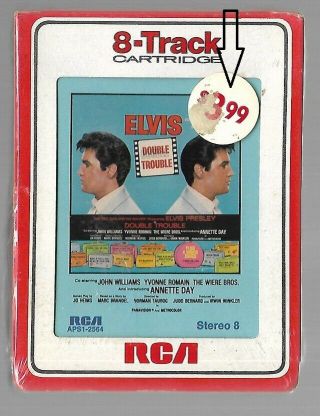 Elvis Presley Usa/rca 8 Track Tape " Double Trouble "