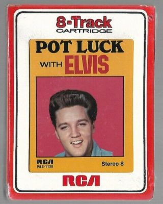 Elvis Presley Usa/rca Stereo 8 Track Pot Luck Still Unplayed