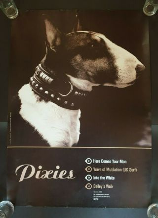 Pixies - Here Comes Your Man - 4ad 1989 Promo Poster 59 X 42 Cm - Oliver & Bigg