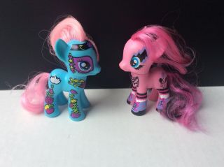 My Little Pony G4 Brushable Lotus Blossom And Ponymania Pinkie Pie