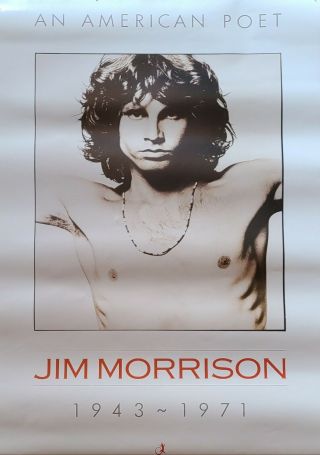 Jim Morrison An American Poet Poster