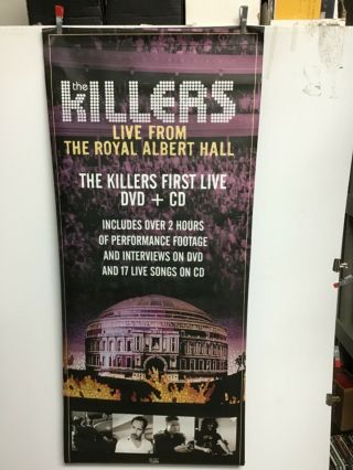 The Killers “live From The Royal Albert Hall” Heavy Vinyl Banner,  18” X 41”