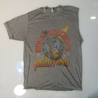 Vtg Rare Ace Frehley Comet Rock Soldiers 1987 Concert Tour Shirt Kiss