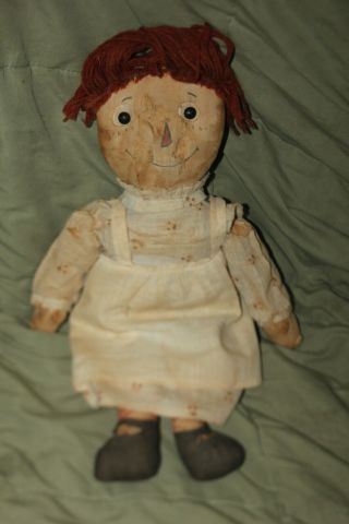 Rare Early P.  F.  Volland Raggedy Ann Doll
