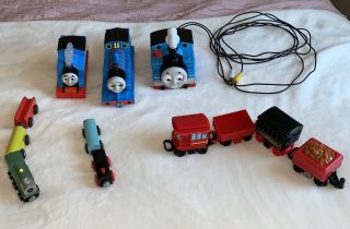 5 Magnetic Thomas Train Cars - 4 Mattel Trains - Gullane Jakks Pacific Trains