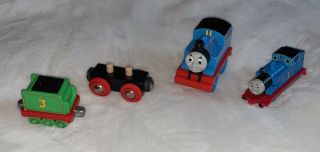 5 Magnetic Thomas Train Cars - 4 Mattel Trains - gullane Jakks Pacific Trains 2