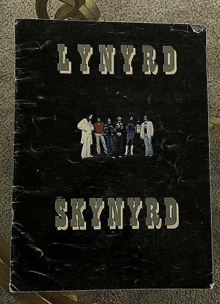 Lynyrd Skynyrd 1977 Survivors Tour Concert Program Tour Book