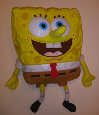 Spongebob Squarepants Large Rare Plush Viacom Vintage 2000 Nickelodeon