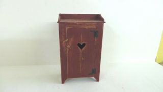 Nr Igma Artisan Barbara Vajnar Jelly Cupboard With Heart Cutout In 1:12 Scale