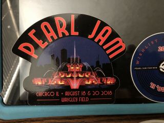 Pearl Jam Wrigley Field August 2018 Fountain And Wishlist Foundation Sticker 2