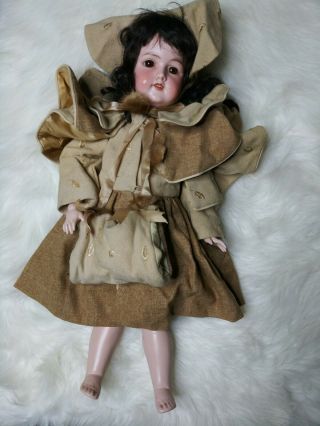 Armand Marseille Doll Germany 390 Bisque Head Jointed Seeley Body 24 Inches