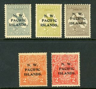 North West Pacific Islands 1915 - 1918 Selection Mm
