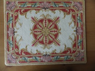 Sue Bakker (made From A Kit) Stunning Large Cross Stitch Rug
