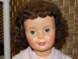Gorgeous Ideal Patty Patti Playpal Play Pal Brunette Curly bangs 3