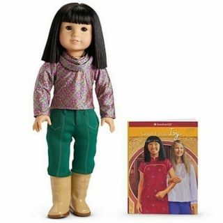 American Girl Doll Ivy Ling W/ Book,  Retired Never Removed From Box