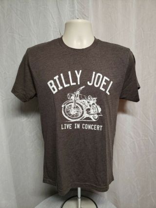 2016 Billy Joel Live In Concert York Adult Small Gray Tshirt