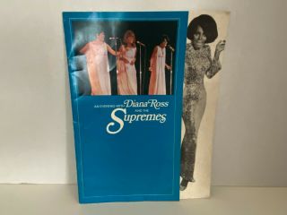 An Evening With Diana Ross & The Supremes Concert Program - 1968