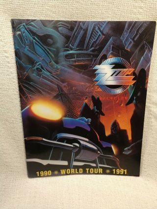 Zz Top Recycler World Tour 1990 - 1991 Program