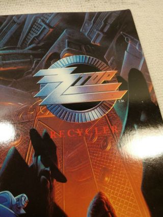 ZZ TOP Recycler WORLD TOUR 1990 - 1991 Program 3