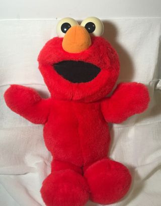 Tickle Me Elmo 15 " Talking Vibrating Plush Stuffed Toy 1995 Tyco Sesame Street